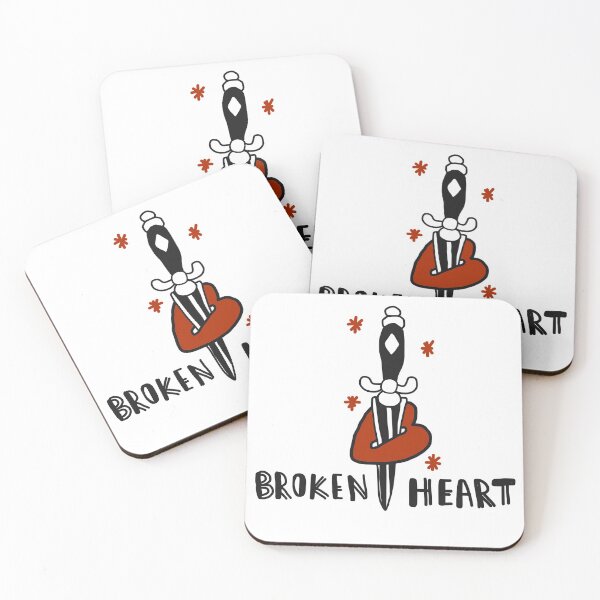 Item preview, Broken hearts - old school - school heart  designed and sold by Tropical Blood.