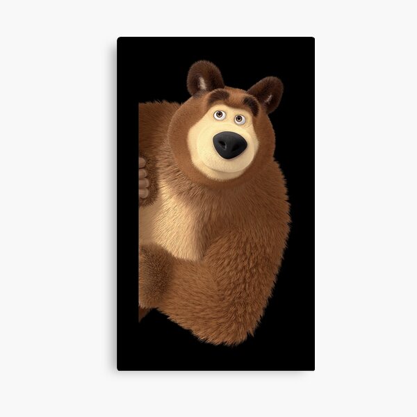 Masha And The Bear Canvas Prints Redbubble
