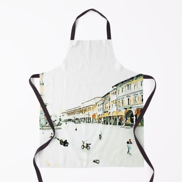 Item preview, Square with buildings and bell tower designed and sold by Giuseppe Cocco.