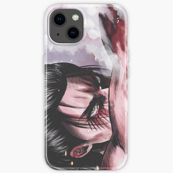 Fallen Angel Eren Yeager Minimaliste Coque souple iPhone