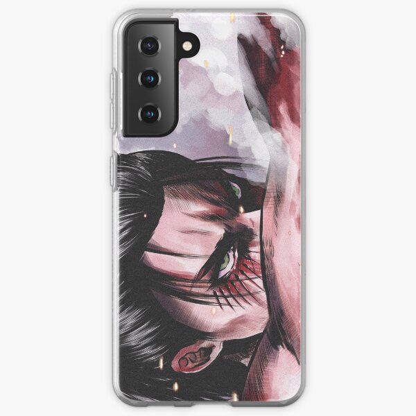 Fallen Angel Eren Yeager Minimalist Samsung Galaxy Soft Case