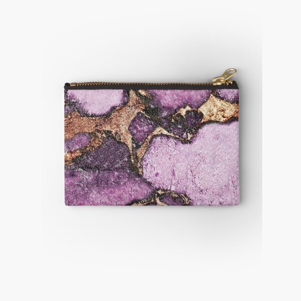 Item preview, Purple And Gold Marble Abstract designed and sold by MadeByMishkaN.