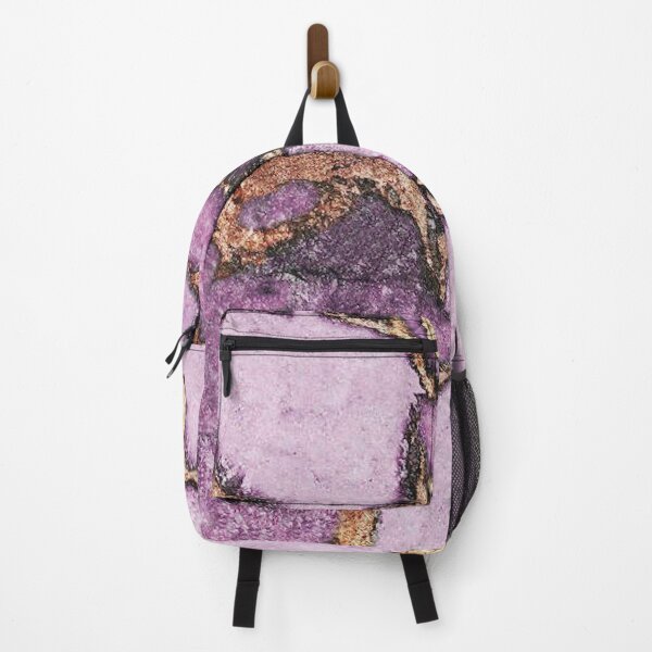 Item preview, Purple And Gold Marble Abstract designed and sold by MadeByMishkaN.