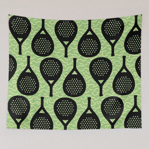 Item preview, Racket & Ball Pattern   designed and sold by GVibezPadel.