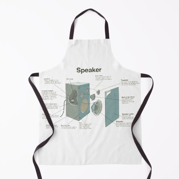 Item preview, Speaker Diagram Blueprint - Vintage Retro Illustration designed and sold by elevens.