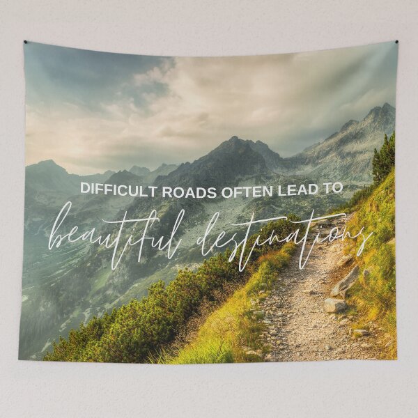 Item preview, Difficult roads often lead to beautiful destinations designed and sold by Arinom.