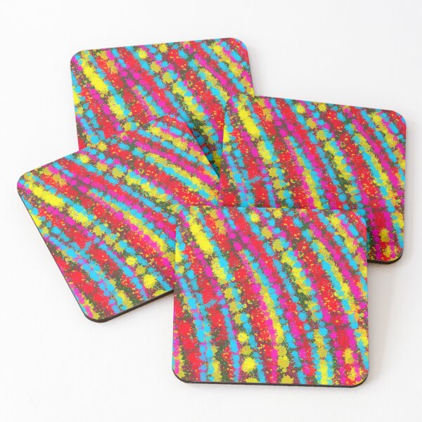 Item preview, Self expression abstract art rainbow stripes  designed and sold by KatyChristoff.