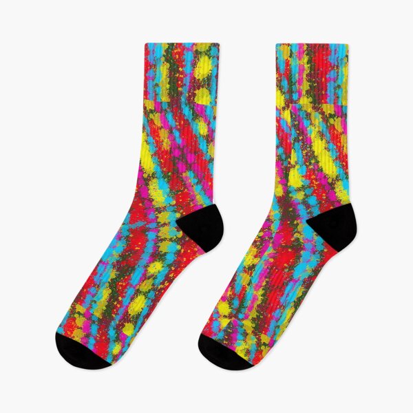 Item preview, Self expression abstract art rainbow stripes  designed and sold by KatyChristoff.