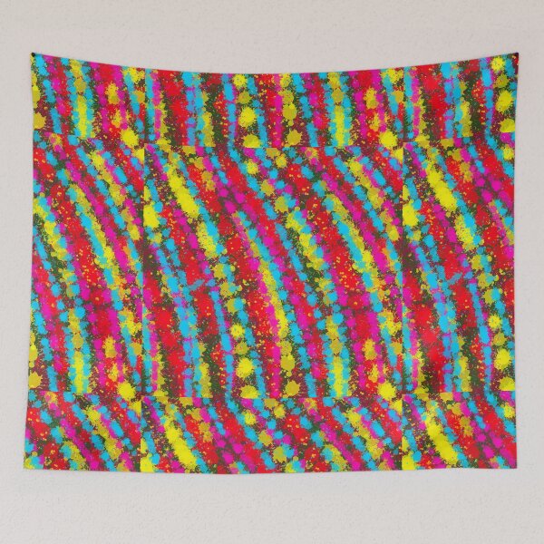 Item preview, Self expression abstract art rainbow stripes  designed and sold by KatyChristoff.