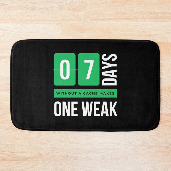 Item preview, Geocaching: 7 days without a cache makes one weak designed and sold by portrait4you.