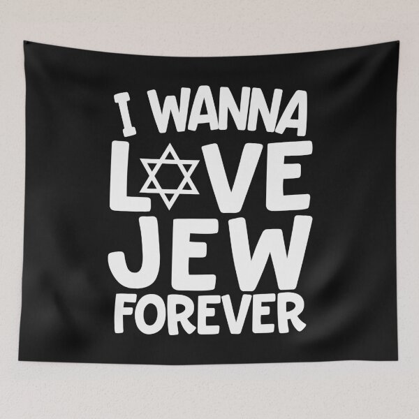 Item preview, Funny Jew Holiday Gift T Shirt I Wanna Love Jew Forever designed and sold by Bendthetrend.