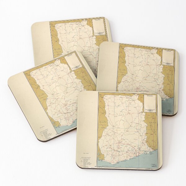 Item preview, Map of Ghana (1963) designed and sold by allhistory.