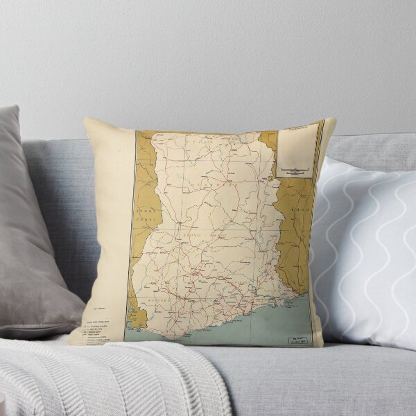 Item preview, Map of Ghana (1963) designed and sold by allhistory.