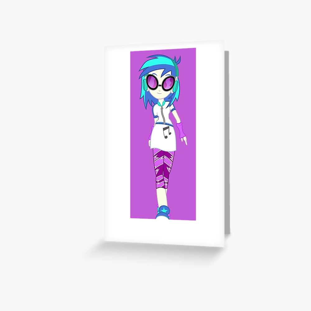 DJ Pon-3 - Equestria Girls" Greeting Card for Sale by hannahmander | Redbubble DJ Pon-3 - Equestria Girls" Greeting Card for Sale by hannahmander | Redbubble