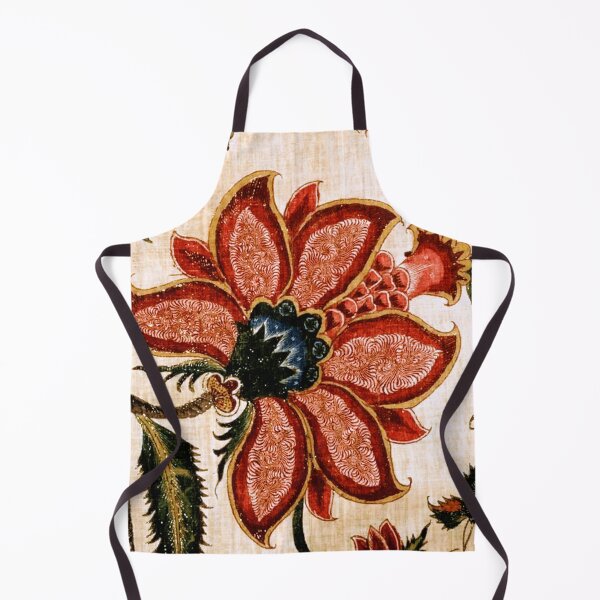 Item preview, Antique Indian Floral Motif Digital Art Painting  designed and sold by Vicky Brago-Mitchell®.