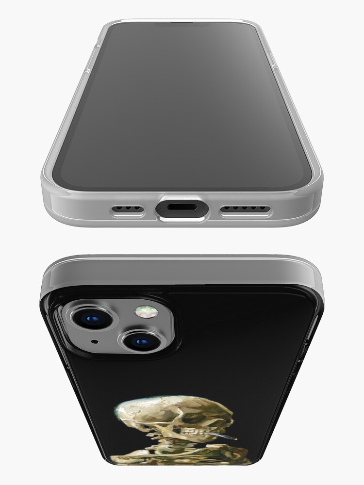 Alternate view of Vincent van Gogh Head of a Skeleton with a Burning Cigarette iPhone Case