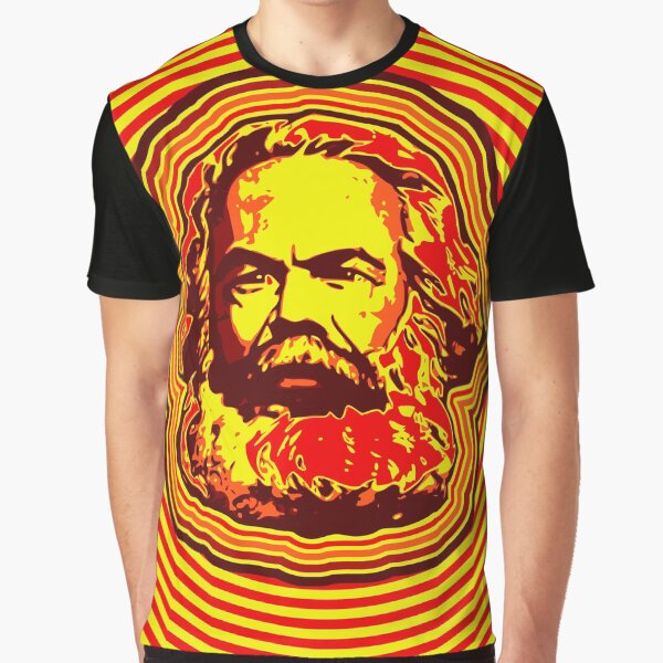 Vista previa del artículo con la obra «Karl Marx», diseñado y vendido por sirglennbo.