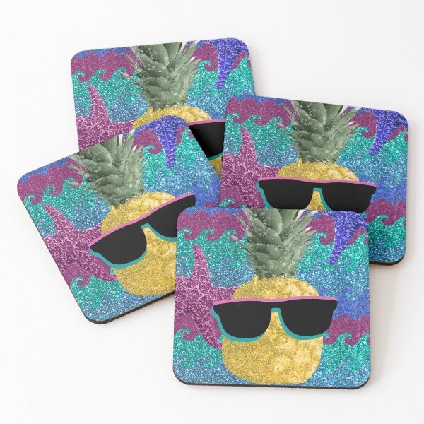 Item preview, Funky Summer Pineapple designed and sold by erinbookdragon.