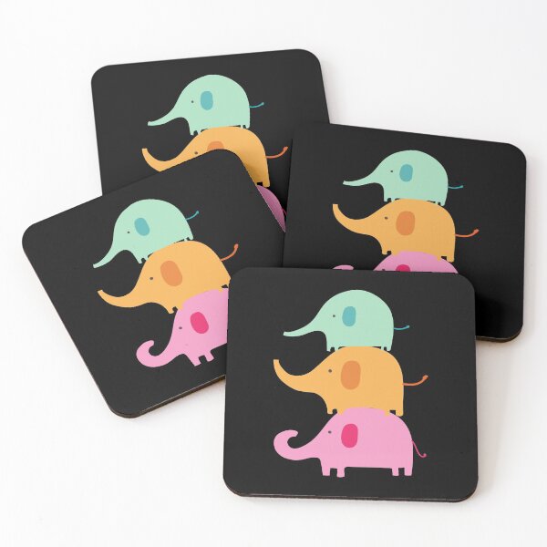 Item preview, Colourful Elephant Art designed and sold by salman4747.
