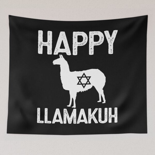 Item preview, Funny Jew Holiday Gift T Shirt Happy Llamakuh designed and sold by Bendthetrend.