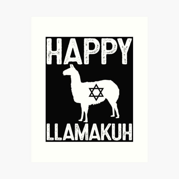 Item preview, Funny Jew Holiday Gift T Shirt Happy Llamakuh designed and sold by Bendthetrend.