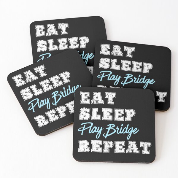 Item preview, Eat Sleep Play Bridge Repeat Funny Card Game Playing Gift designed and sold by carlhunt99.