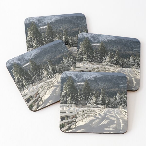 Item preview, Winter scene in Falkland, BC, Canada designed and sold by Travelways.