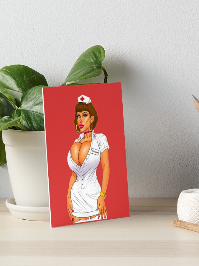 Sexy Big Tits Nurse Poster for Sale by Sai Wanna