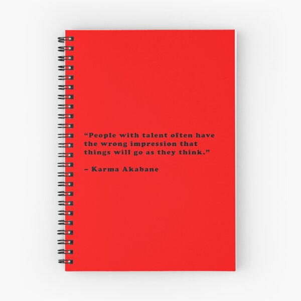 Item preview, Karma Akabane - Quote designed and sold by Epicanimequotes.