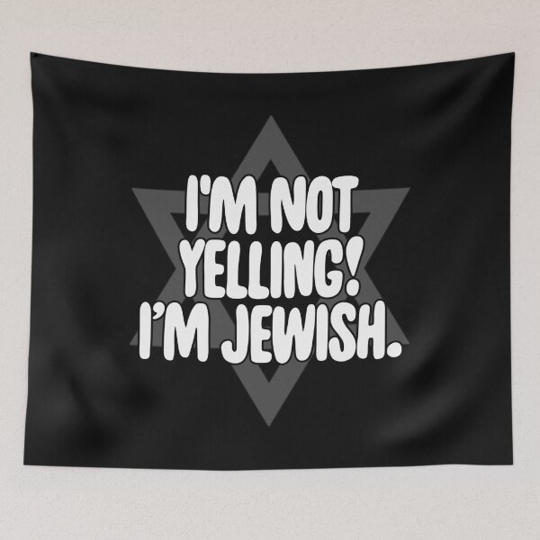 Item preview, Funny Jew Holiday Gift T Shirt I'm Not Yelling, I'm Jewish designed and sold by Bendthetrend.