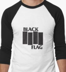 Camiseta ¾ bicolor para hombre Black Flag Apparel