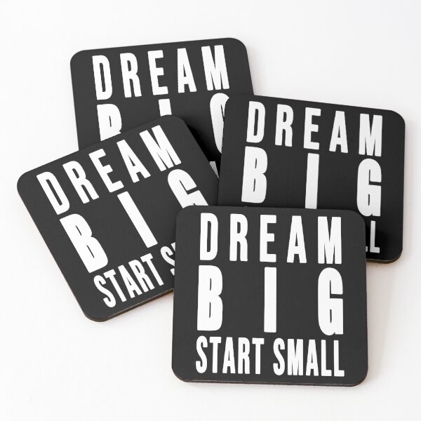 Item preview, Dream Big Start Small Motivational designed and sold by JCWardrobe.