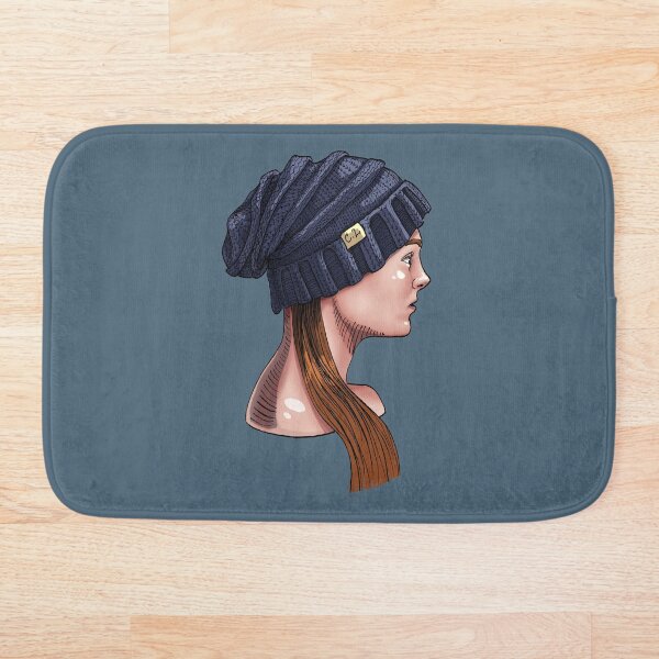 Aperçu de l'œuvre Profil de femme de caractère avec bonnet de cheveux bruns créée et vendue par CecyLL.