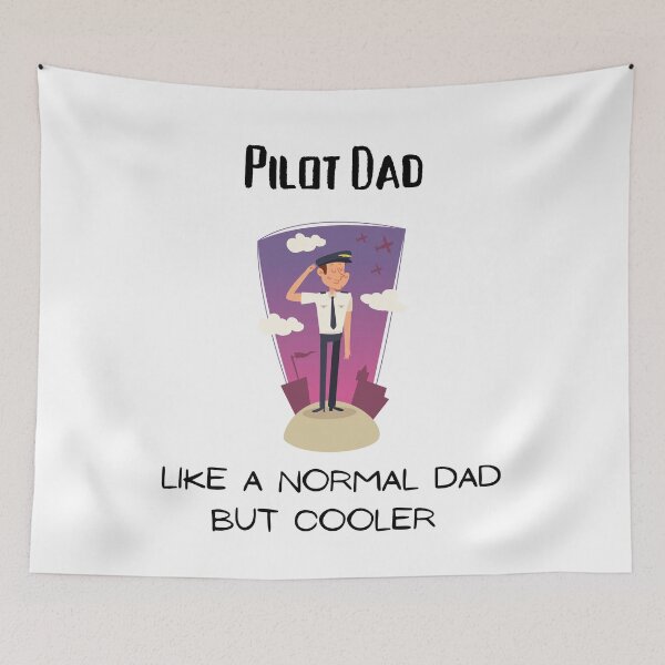Item preview, pilot dad like a normal dad but cooler,Gift For Father Gift For Fathers Gift For Dad Gift For Daddy Gift For Mother designed and sold by piskwi.