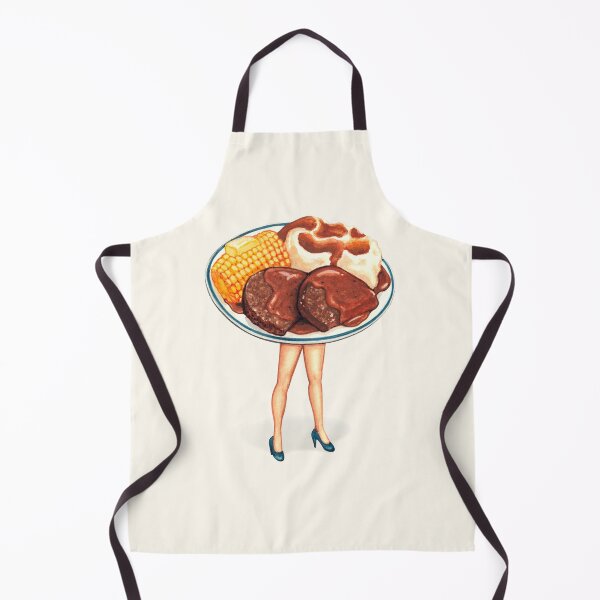 Item preview, Meatloaf Dinner Pin-Up designed and sold by Kelly Gilleran.