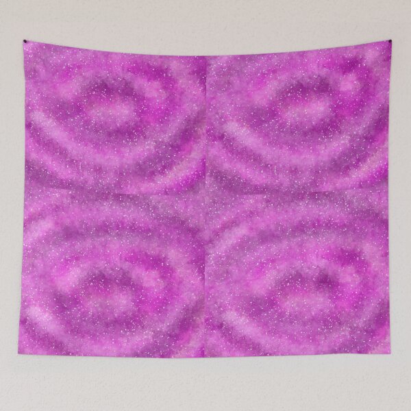 Item preview, Self expression abstract art purple tye dye galaxy  designed and sold by KatyChristoff.