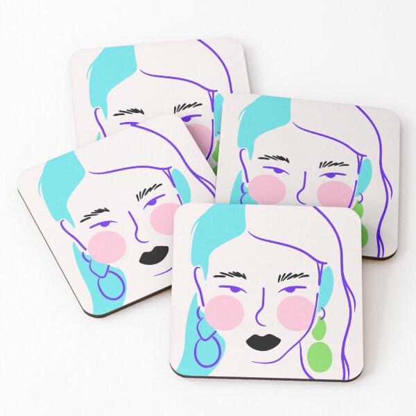 Item preview, Head Of Woman With Black Lips designed and sold by salystore.