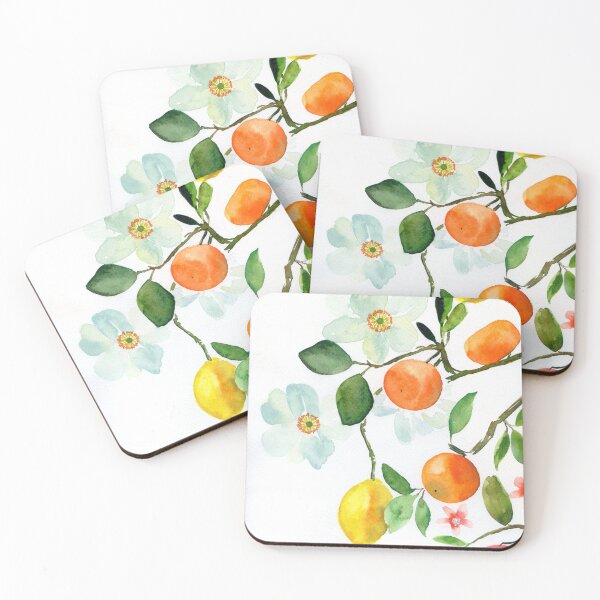 Item preview, flowers and mandarins designed and sold by kosarandrea.
