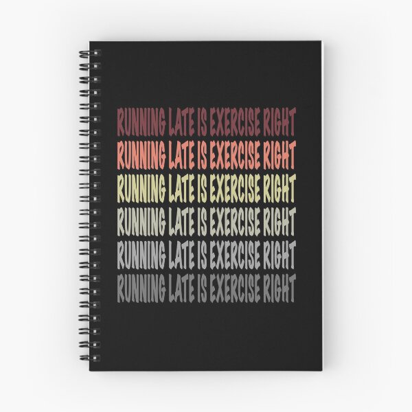 Item preview, Running Late Is Exercise Right Gift - Digital illustration  designed and sold by OMCreative.
