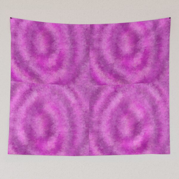 Item preview, Self expression abstract art purple tye dye  designed and sold by KatyChristoff.