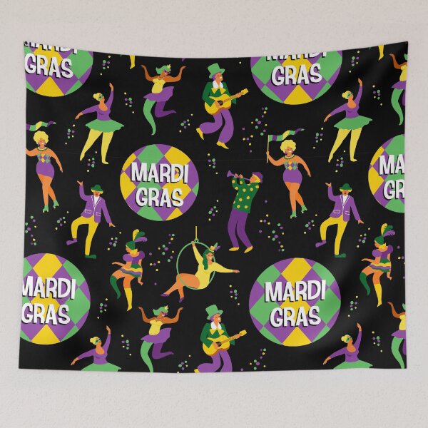 Item preview, Mardi Gras Pattern designed and sold by HolidayT-Shirts.