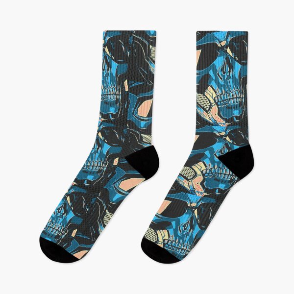Item preview, Scalf blue bone art designed and sold by SportsHockey.