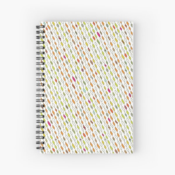 Diamonds Pen Pattern Spiral Notebook