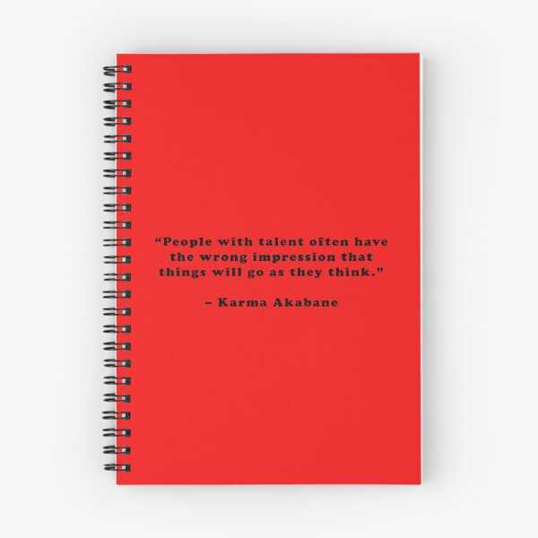 Item preview, Karma Akabane - Quote designed and sold by Epicanimequotes.