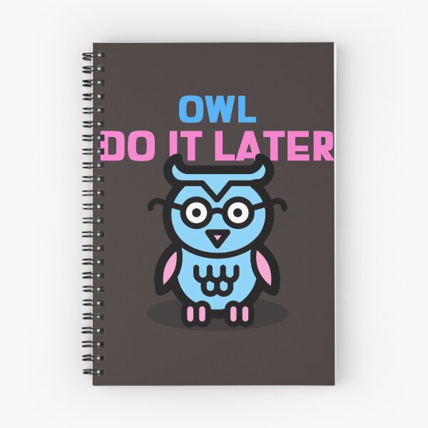 Item preview, Owl Do It Later designed and sold by retro87tee.