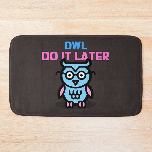Item preview, Owl Do It Later designed and sold by retro87tee.