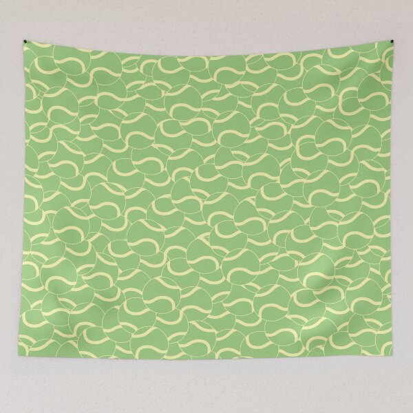 Item preview, Padel Tennis Ball Pattern designed and sold by GVibezPadel.