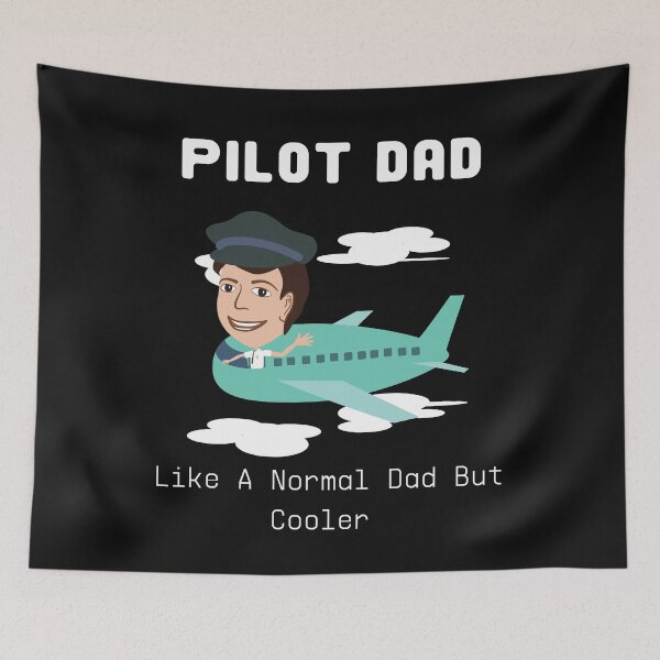 Item preview, pilot dad like a normal dad but cooler,Gift For Father Gift For Fathers Gift For Dad Gift For Daddy Gift For Mother designed and sold by piskwi.