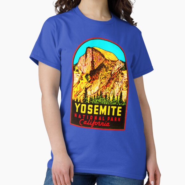 Item preview, YOSEMITE NATIONAL PARK CALIFORNIA STICKER AND SHIRT  designed and sold by Discohipster.