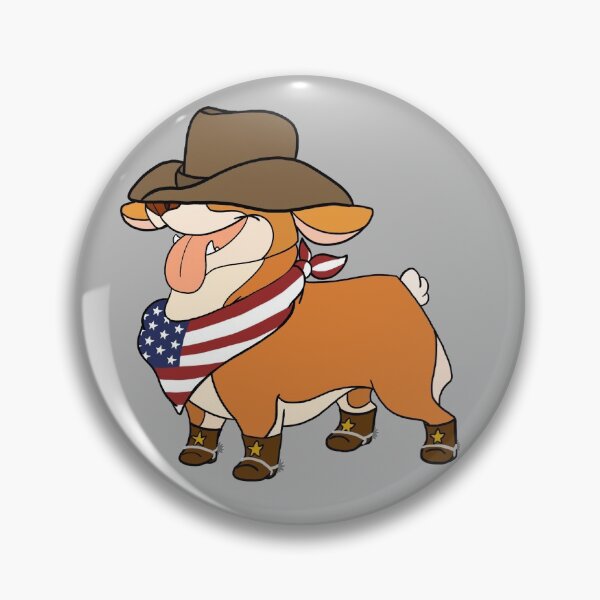 Item preview, American Cowboy Corgi designed and sold by pheebstheartist.